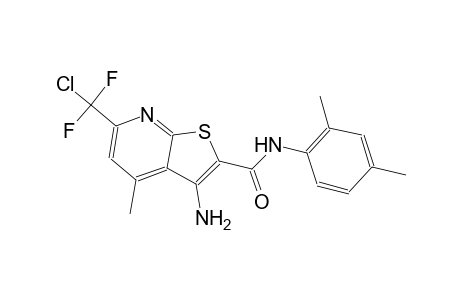 3-amino-6-[chloro(difluoro)methyl]-N-(2,4-dimethylphenyl)-4-methylthieno[2,3-b]pyridine-2-carboxamide