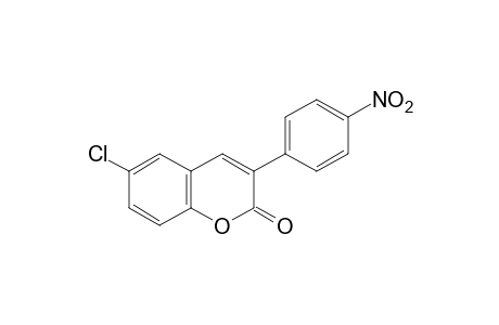 6-chloro-3-(p-nitrophenyl)coumarin
