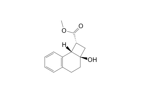 (+-)Methyl (1.alpha.,2a.beta.,8b.beta.)-2a-Hydroxy-1,2,2a,3,4,8b-hexahydrocyclobuta[a]naphthalene-1-carboxylate