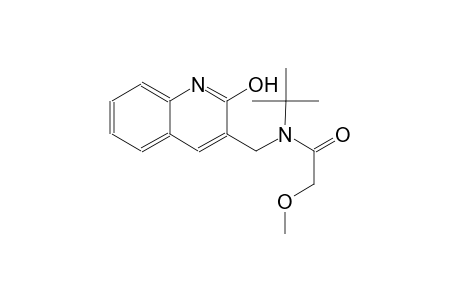 N-(tert-butyl)-N-[(2-hydroxy-3-quinolinyl)methyl]-2-methoxyacetamide