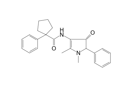 N-(1,2-dimethyl-4-oxo-5-phenyl-4,5-dihydro-1H-pyrrol-3-yl)-1-phenylcyclopentanecarboxamide