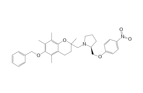 4-[N-[(2R/S)-6-Benzyloxy-2,5,7,8-tetramethylchroman-2-ylmethyl]-(2S)-pyrrolidine-2-methoxy]nitrobenzene