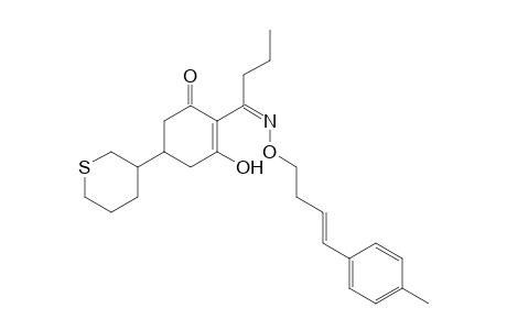 2-Cyclohexen-1-one, 3-hydroxy-2-[1-[[[4-(4-methylphenyl)-3-butenyl]oxy]imino]butyl]-5-(tetrahydro-2H-thiopyran-3-yl)-
