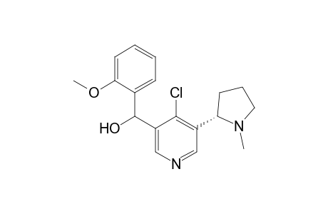 [4-Chloro-5-((S)-1'-methylpyrrolidin-2'-yl)pyridin-3-yl](2''-methoxyphenyl)-methanol
