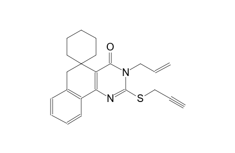 3-allyl-2-(prop-2-yn-1-ylthio)-3H-spiro[benzo[h]quinazoline-5,1'-cyclohexan]-4(6H)-one