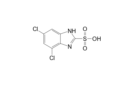 4,6-bis(chloranyl)-1H-benzimidazole-2-sulfonic acid