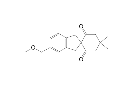 Spiro[cyclohexane-1,2'-[2H]indene]-2,6-dione, 1',3'-dihydro-5'-(methoxymethyl)-4,4-dimethyl-