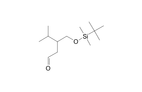 4-(tert-Butyldimethylsiloxy)-3-isopropylbutanal