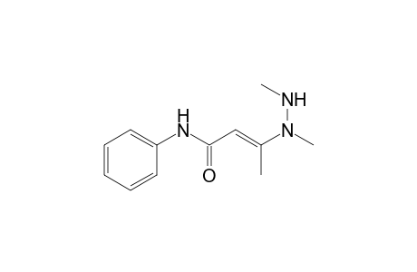 3-(N,N-dimethylhydrazino)-N-phenyl-2-buteneamide