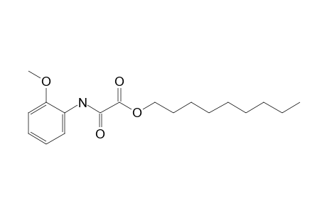 Oxalic acid, monoamide, N-(2-methoxyphenyl)-, nonyl ester