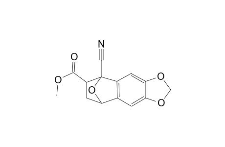 5,8-Epoxynaphtho[2,3-d]-1,3-dioxole-6-carboxylic acid, 5-cyano-5,6,7,8-tetrahydro-, methyl ester