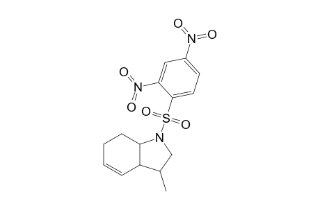 1-(o,p-Dinitrophenylsulfonyl)-3-methyl-2,3,3a,6,7,7a-hexahydro-1H-indole