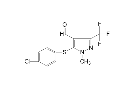 5-[(p-CHLOROPHENYL)THIO]-1-METHYL-3-(TRIFLUOROMETHYL)PYRAZOLE-4-CARBOXALDEHYDE