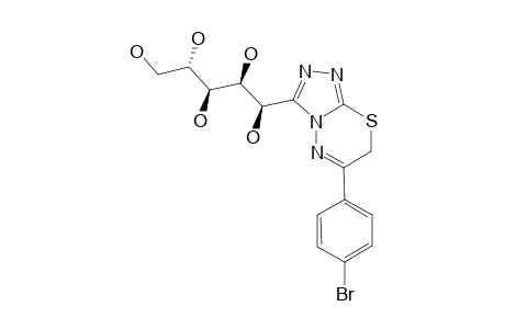 6-(PARA-BROMOPHENYL)-3-(D-GLUCO-PENTITOL-1-YL)-7H-1,2,4-TRIAZOLO-[3,4-B]-[1,3,4]-THIADIAZINE