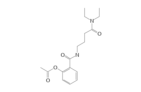 2-[3-(DIETHYLCARBAMOYL)-PROPYLCARBOMYL]-PHENYL-ACETATE