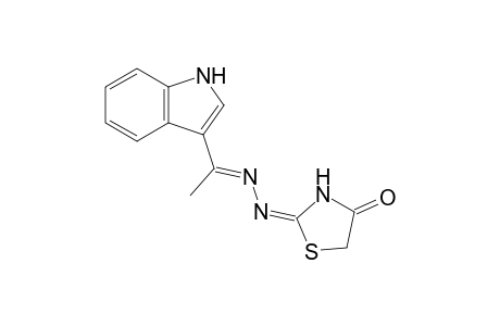 2-{[1-(1H-Indol-3-yl)ethylidene]hydrazono}thiazolidin-4-one