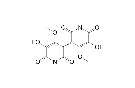 5,5'-Dihydroxy-4,4'-dimethoxy-1,1'-dimethyl-[3,3']bipyridinylidene-2,6,2',6'-tetraone