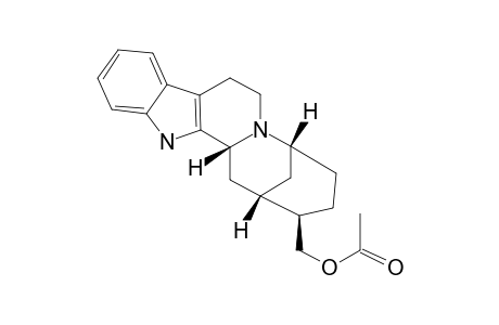 (2RS,3SR,6SR,14BSR)-3-(ACETOXYMETHYL)-2,3,4,5,6,7,8,9,14,14B-DECAHYDRO-2,6-METHANO-1H-AZOCINO-[1',2':1,2]-PYRIDO-[3,4-B]-INDOLE