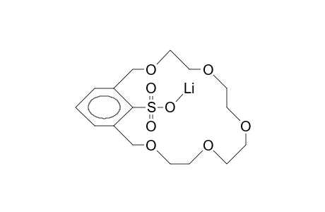 2-Lithiosulfonyl-1,3-xylyl-18-crown-5