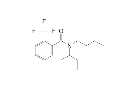 Benzamide, 2-trifluoromethyl-N-(2-butyl)-N-butyl-