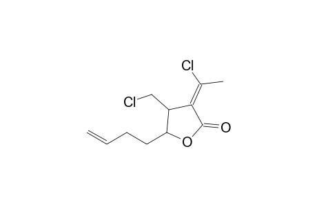 2-(3'-Butenylidene)-3-(chloromethyl)-4-(1'-chyloroethylidene)-tetrahydrofuran-5-one