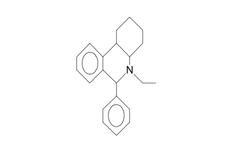 N-Ethyl-trans.beta.-octahydro-6-phenyl-phenanthridine