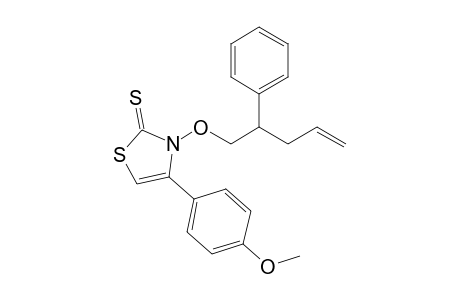 4-(4-Methoxyphenyl)-3-(2-phenylpent-4-enoxy)-1,3-thiazole-2-thione