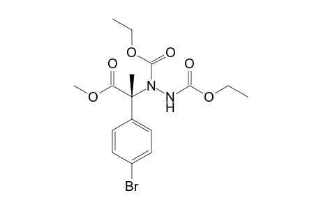 Diethyl (R)-1-(2-(4-bromophenyl)-1-methoxy-1-oxopropan-2-yl)hydrazine-1,2-dicarboxylate