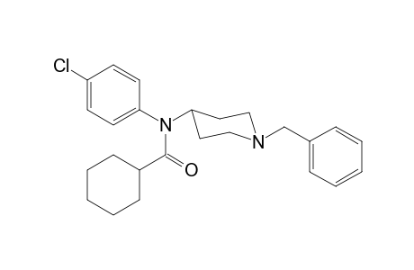 N-(1-Benzylpiperidin-4-yl)-N-(4-chlorophenyl)cyclohexanecarboxamide