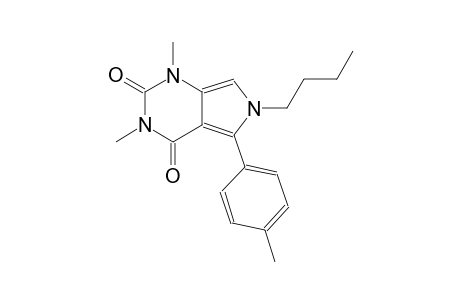 6-butyl-1,3-dimethyl-5-(4-methylphenyl)-1H-pyrrolo[3,4-d]pyrimidine-2,4(3H,6H)-dione