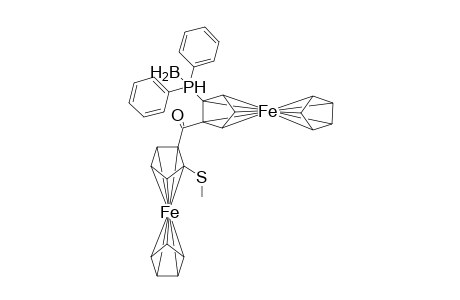 (Sp)-[2-(1-Boranato-1,1-diphenylphosphanyl)ferrocenyl]-(Sp)-[2-(methylsulfanyl)ferrocenyl]methanone
