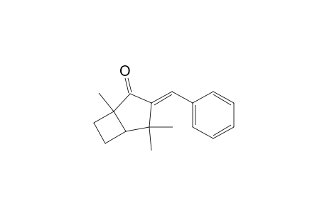 Bicyclo[3.2.0]heptan-2-one, 1,4,4-trimethyl-3-(phenylmethylene)-