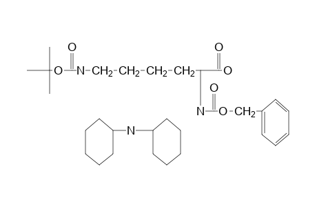 N2,N6-DICARBOXY-L-LYSINE, N2-BENZYL N6-tert-BUTYL ESTER,COMPOUND WITH DICYLOHEXYLAMINE (1:1)