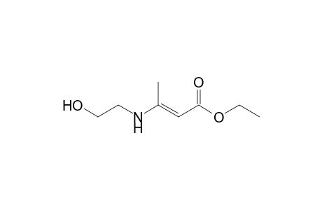 (E)-3-(2-hydroxyethylamino)-2-butenoic acid ethyl ester