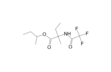 L-Isovaline, N-(trifluoroacetyl)-, 1-methylpropyl ester
