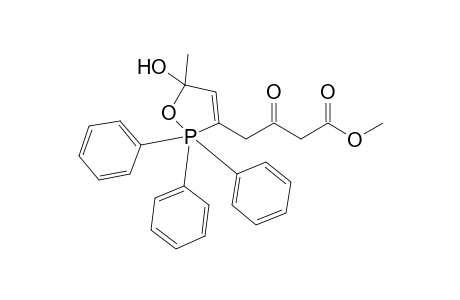 Methyl 4-(5-methyl-5-hydroxy-2,2,2-triphenyl-2,5-dihydro-1,2-oxaphosphol-3-yl)-3-oxobutanoate