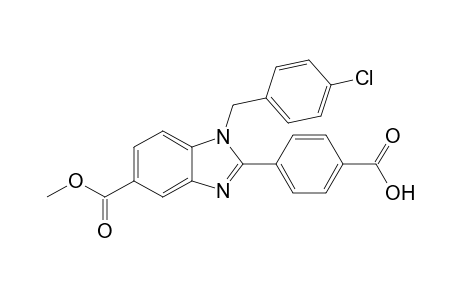1-(p-Chlorobenzyl)-5-(methoxycarbonyl)-1H-benzimidazole-2-(para - benzoic) Acid
