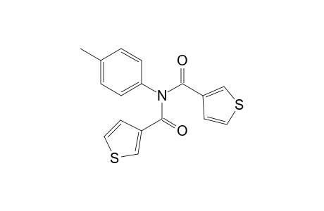 N-(4-Methylphenyl)-N-(thiophene-2-carbonyl)thiophene-3-carboxamide