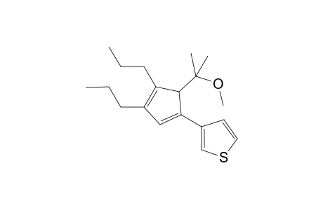 5-(2-Methoxypropan-2-yl)-3,4-dipropyl-1-(thiophen-3-yl)-cyclopenta-1,3-diene