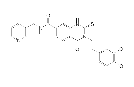7-quinazolinecarboxamide, 3-[2-(3,4-dimethoxyphenyl)ethyl]-1,2,3,4-tetrahydro-4-oxo-N-(3-pyridinylmethyl)-2-thioxo-