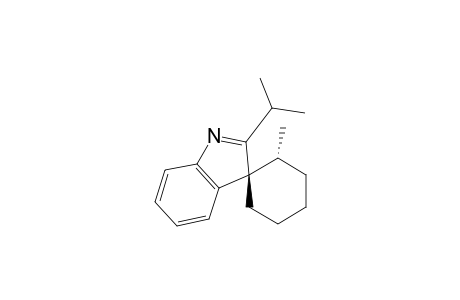 (1R*,2R*)-2'-Isopropylspiro[2-methylcyclohexan-1,3'-3'H-indole]