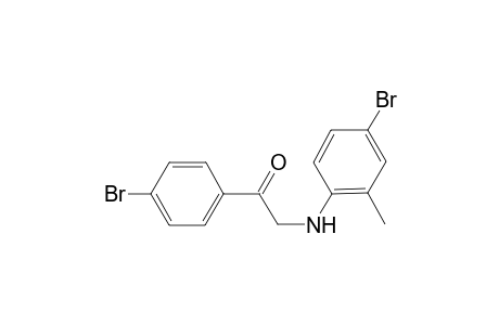 2-(4-Bromo-2-methylanilino)-1-(4-bromophenyl)ethanone