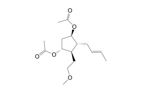 1,3-Cyclopentanediol, 4-(2-butenyl)-5-(2-methoxyethyl)-, diacetate, (1.alpha.,3.beta.,4.alpha.,5.beta.)-