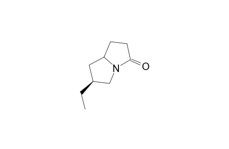 6-Ethyltetrahydropyrrolizin-3-one