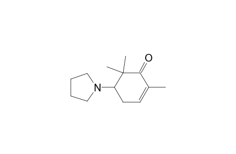 2,6,6-trimethyl-5-(1-pyrrolidinyl)-1-cyclohex-2-enone