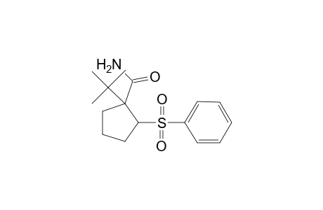 t-Butyl-2-(phenylsulfonyl)cyclopentane-1-carboxamide