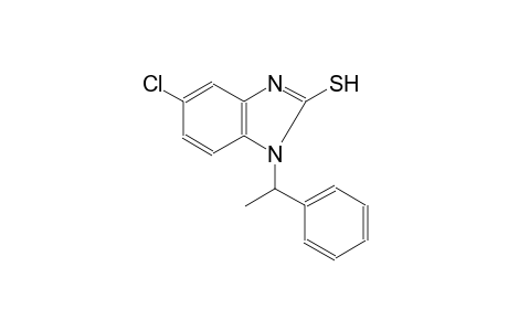 1H-benzimidazole-2-thiol, 5-chloro-1-(1-phenylethyl)-