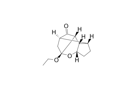 2,4-Methano-2H-pentaleno[1,6-bc]furan-3(2aH)-one, 2-ethoxyhexahydro-, (.+-.)-