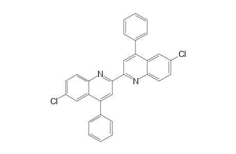 6-chloranyl-2-(6-chloranyl-4-phenyl-quinolin-2-yl)-4-phenyl-quinoline