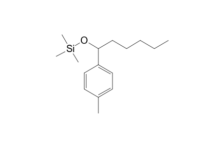 1-(4-Methylphenyl)hexan-1-ol TMS